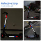 Xiaomi Mi Electric Scooter 1S, 2 M365, Essential, Pro, Pro 2 - Autocollants Réfléchissants (A)