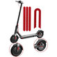 Xiaomi Mi Electric Scooter 1S, 2 M365, Essential, Pro, Pro 2 - Autocollants Réfléchissants (B)