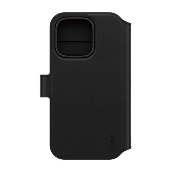Coque Wallet Tango Two-In-One avec MagSafe pour iPhone 16 Pro, Noir, CARE