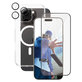 Bundle Hoops + Verre trempé UWF + Coque Urban Combat pour iPhone 16 Pro Max, CARE