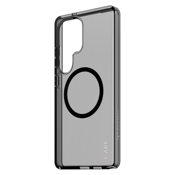 Étui Smokey avec QI noir pour Samsung Galaxy S25 Ultra, Noir, PanzerGlass