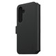 Étui Wallet Tango Two-In-One avec QI pour Samsung Galaxy S25+, Noir, PanzerGlass