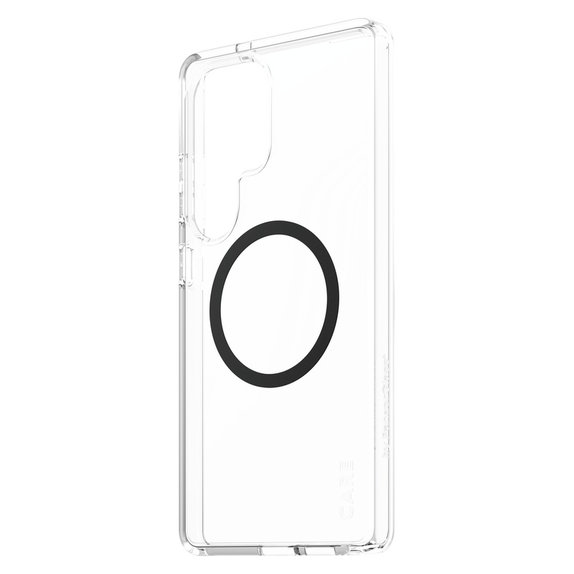 Étui Urban Combat avec QI noir pour Samsung Galaxy S25 Ultra, Transparent, PanzerGlass
