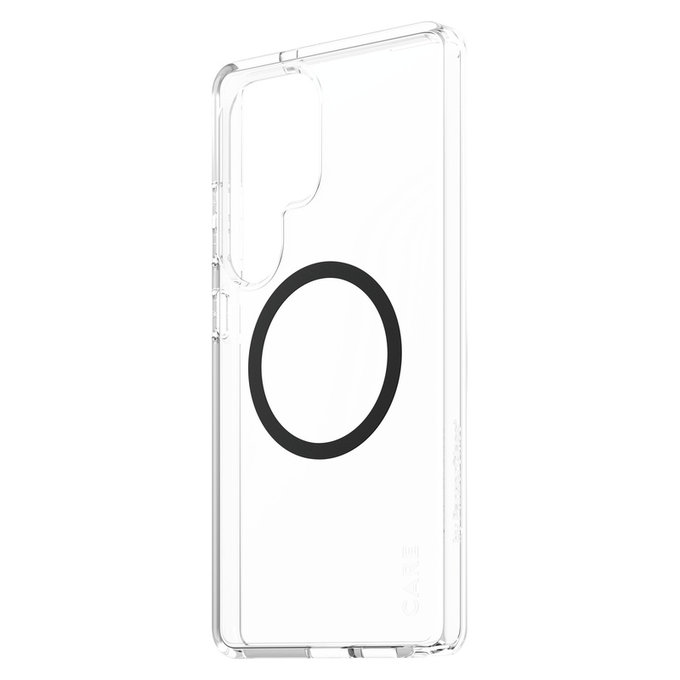 Étui Urban Combat avec QI noir pour Samsung Galaxy S25 Ultra, Transparent, PanzerGlass
