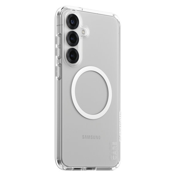 Étui Urban Combat avec QI blanc pour Samsung Galaxy S25+, Transparent, PanzerGlass