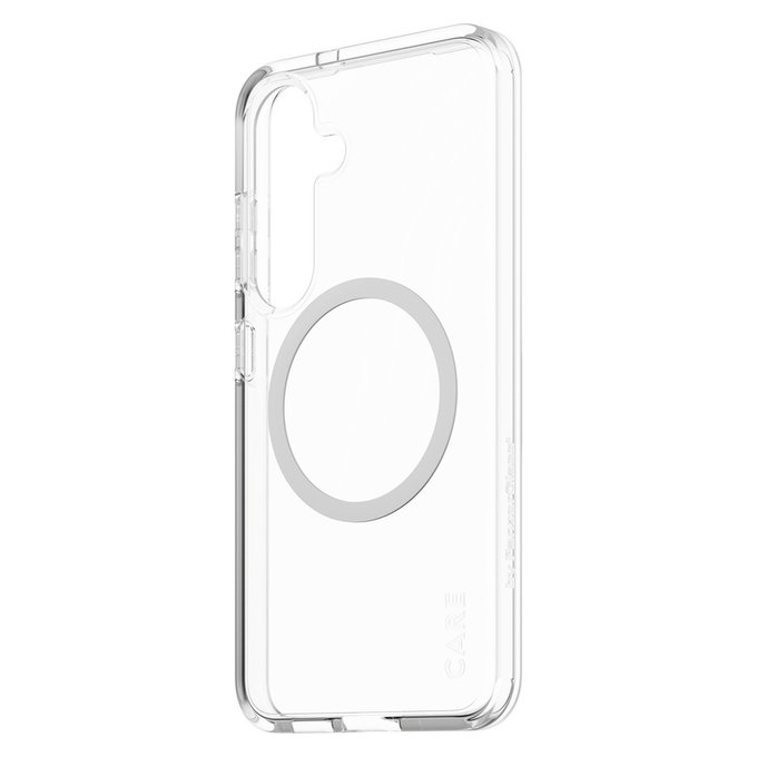 Étui Urban Combat avec QI blanc pour Samsung Galaxy S25, Transparent, PanzerGlass