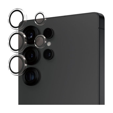 PanzerGlass - Couvercle de Protection d'Objectif d'Appareil Hoops pour Samsung Galaxy S25 Ultra, transparent