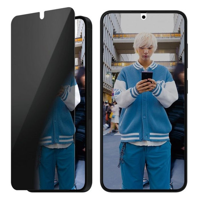 PanzerGlass - Verre Trempé UWF Privacy avec un applicateur pour Samsung Galaxy S25, transparent