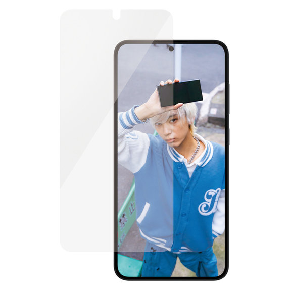 Verre trempé UWF Ceramic avec applicateur pour Samsung Galaxy S25+, Clair, PanzerGlass