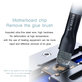 Mechanic - Brosse en acier pour PCB/BGA pour nettoyer les pads IC et enlever la colle