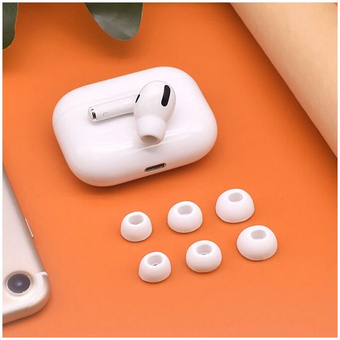 FixPremium - Embouts pour AirPods Pro - Set 3pcs (L, S, XS), blanc