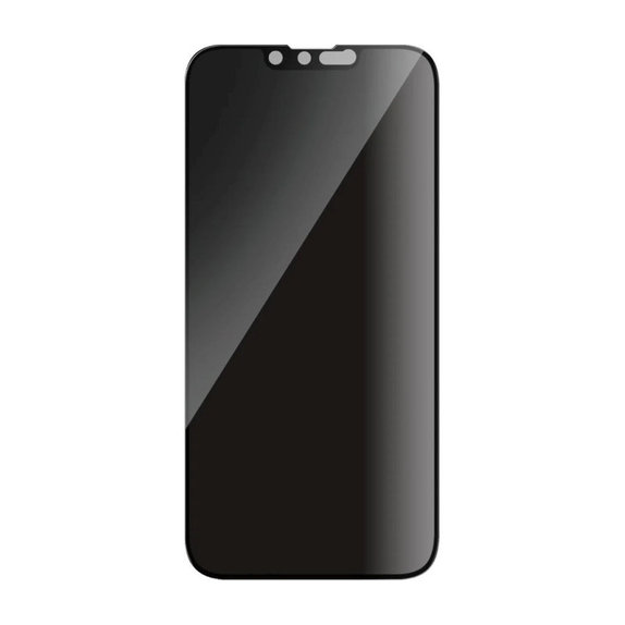 Verre trempé UWF Privacy avec applicateur pour iPhone 17e/16e/14/13/13 Pro, Noir, PanzerGlass
