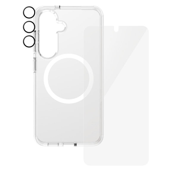 Bundle 3-en-1 pour Samsung Galaxy S25, PanzerGlass
