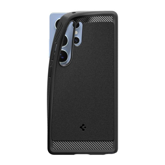 Spigen - Étui Rugged Armor avec MagSafe pour Samsung Galaxy S25 Ultra, Matte Black