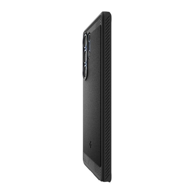Spigen - Étui Rugged Armor avec MagSafe pour Samsung Galaxy S25 Ultra, Matte Black