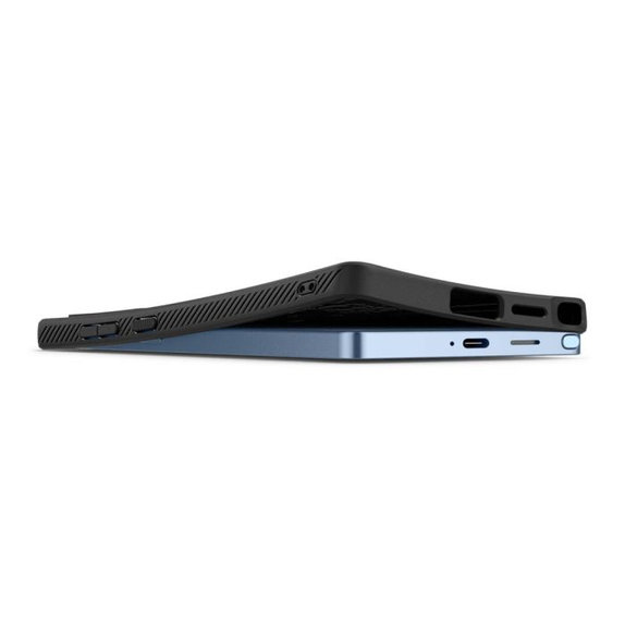 Spigen - Étui Liquid Air pour Samsung Galaxy S25 Ultra, Matte Black