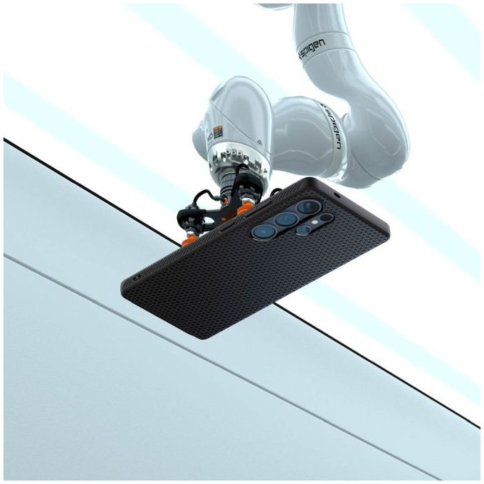 Spigen - Étui Liquid Air pour Samsung Galaxy S25 Ultra, Matte Black