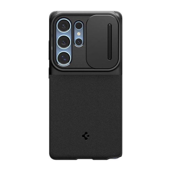 Spigen - Étui Optik Armor pour Samsung Galaxy S25 Ultra, noir
