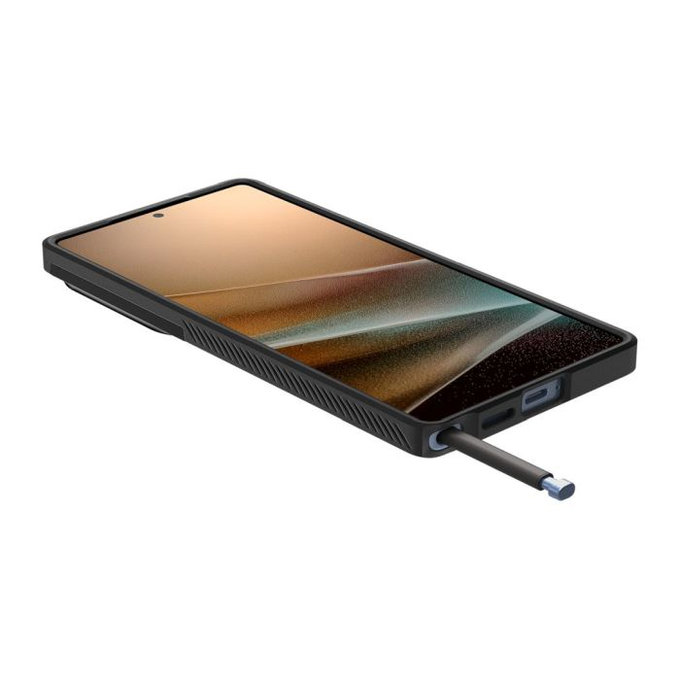 Spigen - Étui Optik Armor pour Samsung Galaxy S25 Ultra, noir