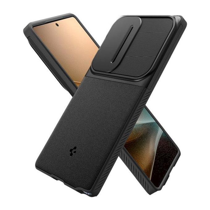 Spigen - Étui Optik Armor pour Samsung Galaxy S25 Ultra, noir