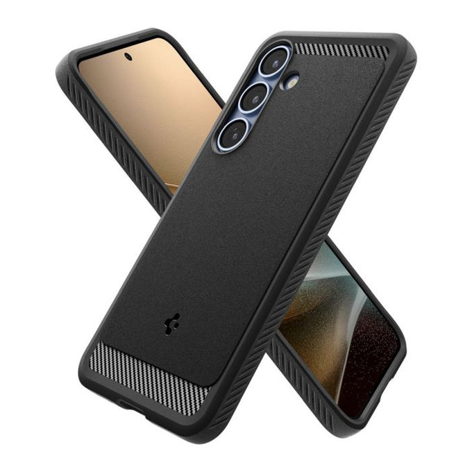 Spigen - Étui Rugged Armor avec MagSafe pour Samsung Galaxy S25, Matte Black