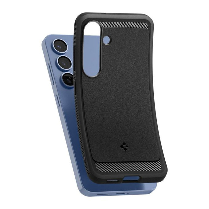 Spigen - Étui Rugged Armor avec MagSafe pour Samsung Galaxy S25, Matte Black