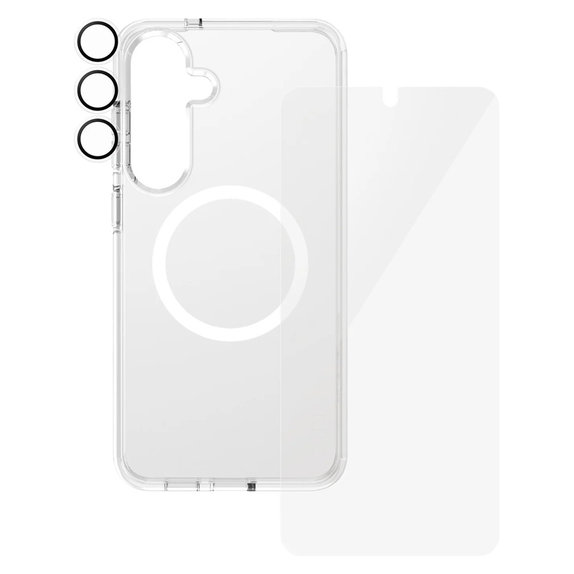 Bundle 3-en-1 pour Samsung Galaxy S25+, PanzerGlass