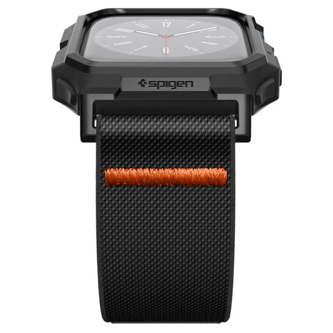 Spigen - Bracelet Lite Fit "Pro" pour Apple Watch (44, 45mm), Matte Black