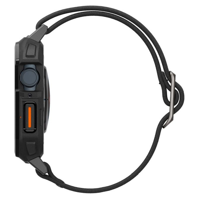 Spigen - Bracelet Lite Fit "Pro" pour Apple Watch (44, 45mm), Matte Black