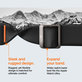 Spigen - Bracelet Lite Fit "Pro" pour Apple Watch Ultra (49mm), Matte Black