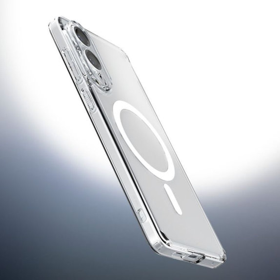 Spigen - Coque Ultra Hybrid avec MagSafe pour Samsung Galaxy S25 Edge, blanc
