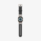 Spigen - Bracelet Durapro Armor PU pour Apple Watch (42, 44, 45, 49mm), noir