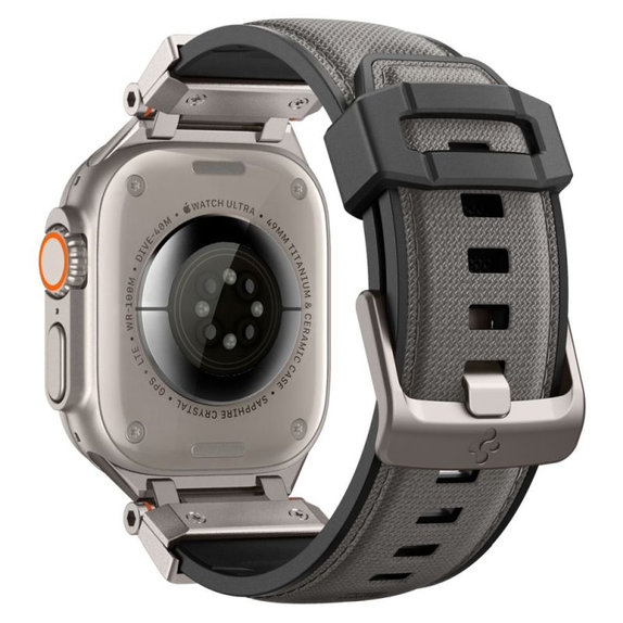 Spigen - Bracelet Durapro Armor pour Apple Watch (42, 44, 45, 49mm), gris