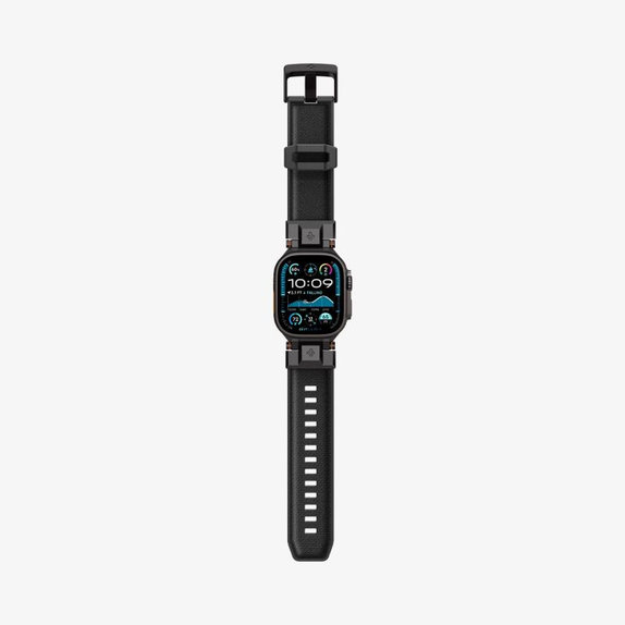 Spigen - Bracelet Durapro Armor pour Apple Watch (42, 44, 45, 49mm), Black Edition