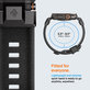 Spigen - Bracelet Durapro Armor pour Apple Watch (42, 44, 45, 49mm), Black Edition