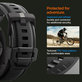Spigen - Bracelet Durapro Armor pour Apple Watch (42, 44, 45, 49mm), Black Edition