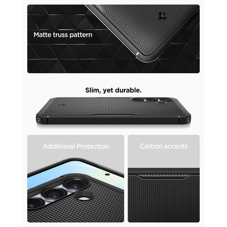 Spigen - Coque Core Armor avec MagSafe pour Samsung Galaxy S25, Matte Black