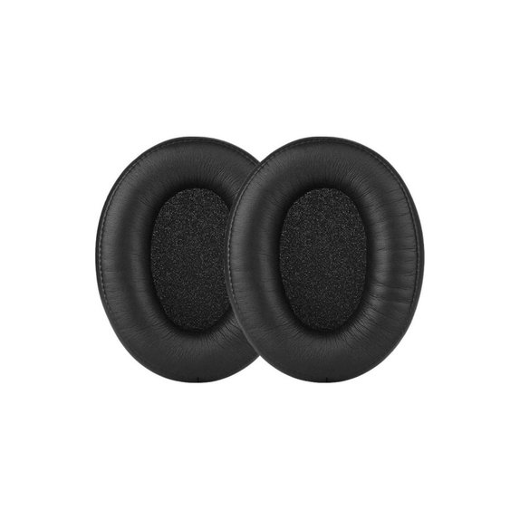 Coussinets de rechange pour HyperX Cloud Alpha, Mousse à mémoire + cuir PU, Noires, 1 Paire