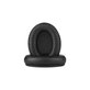 Coussinets de rechange pour HyperX Cloud Alpha, Mousse à mémoire + cuir PU, Noires, 1 Paire