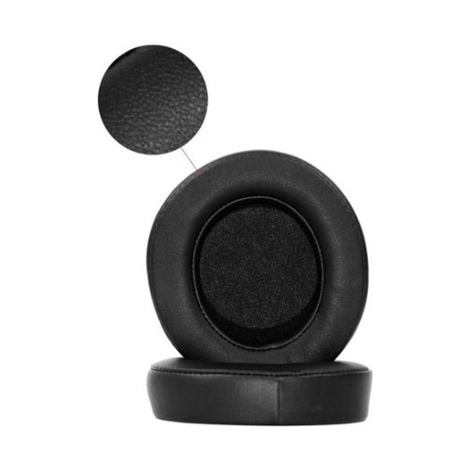 Coussinets de rechange pour Razer Kraken V2 Pro, Mousse à mémoire + cuir PU, Noires, 1 Paire