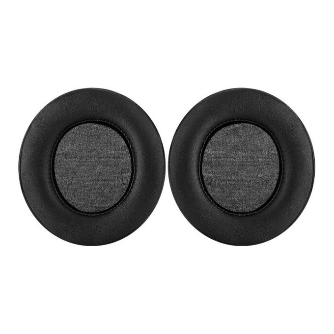 Coussinets de rechange pour Razer Nari, Kraken, Mousse à mémoire + cuir PU, Noires, 1 Paire