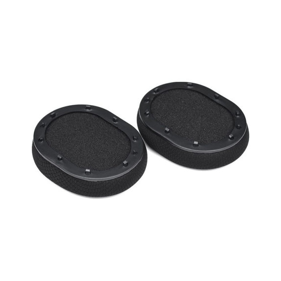 Coussinets de rechange pour Razer BlackShark, Mousse à mémoire + en Textile, Noires, Gel Rafraîchissant, 1 Paire