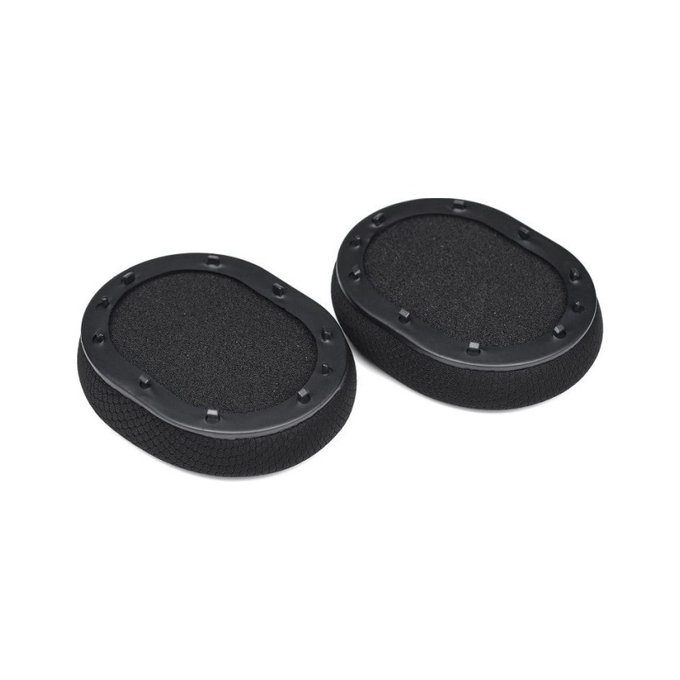 Coussinets de rechange pour Razer BlackShark, Mousse à mémoire + en Textile, Noires, Gel Rafraîchissant, 1 Paire