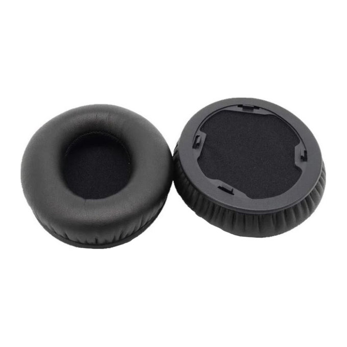 Coussinets de rechange pour Beats Studio 1, Mousse à mémoire + cuir PU, Noires, 1 Paire