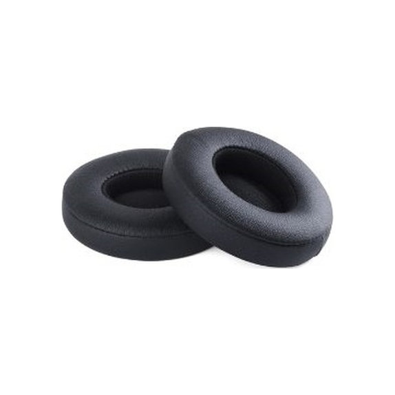 Coussinets de rechange pour Beats Solo 2, 3, Mousse à mémoire + cuir PU, Noires, 1 Paire