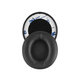 Coussinets de rechange pour Beats Solo Pro, Wireless, Mousse à mémoire + cuir PU, Noires, 1 Paire