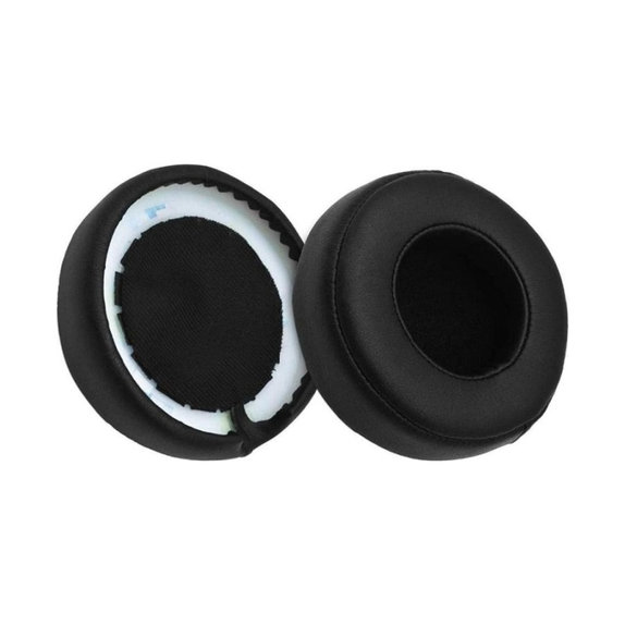 Coussinets de rechange pour Beats Pro, Mousse à mémoire + cuir PU, Noires, 1 Paire