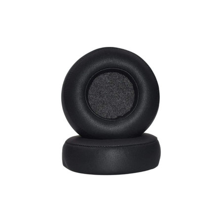 Coussinets de rechange pour Beats Pro, Mousse à mémoire + cuir PU, Noires, 1 Paire
