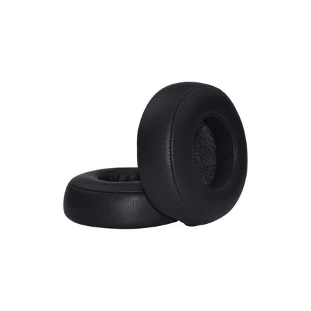 Coussinets de rechange pour Beats Pro, Mousse à mémoire + cuir PU, Noires, 1 Paire
