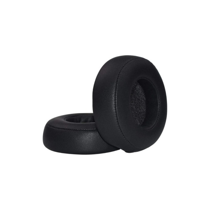 Coussinets de rechange pour Beats Pro, Mousse à mémoire + cuir PU, Noires, 1 Paire